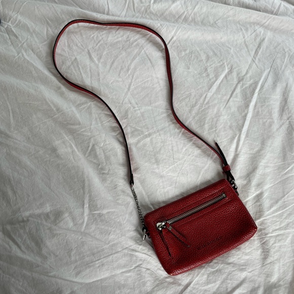 Red Burberry Crossbody purse - Picture 1 of 6